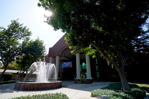FPU campus fountain