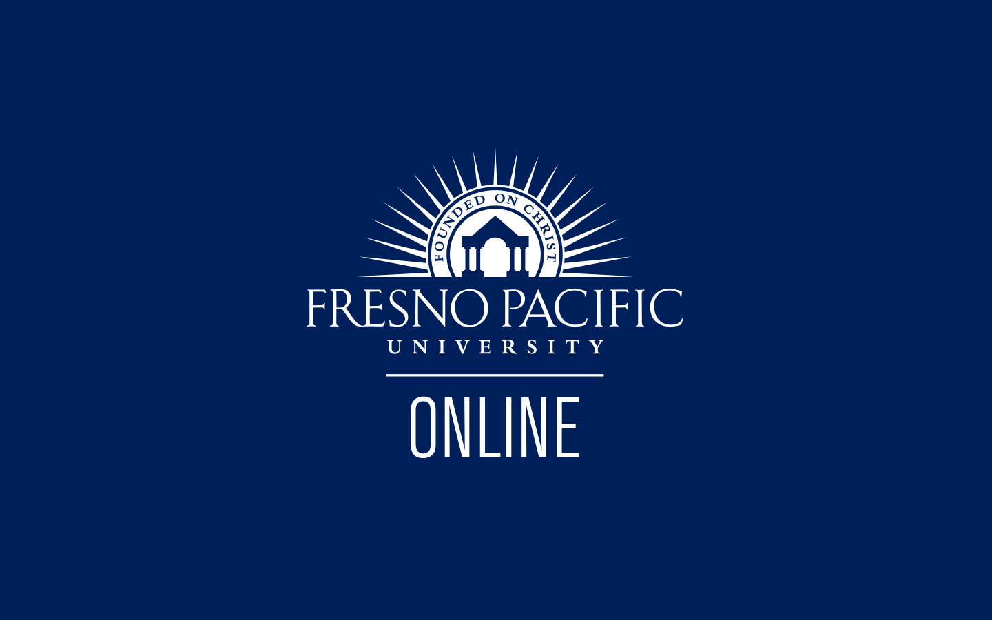 Fresno Pacific University: Online logo