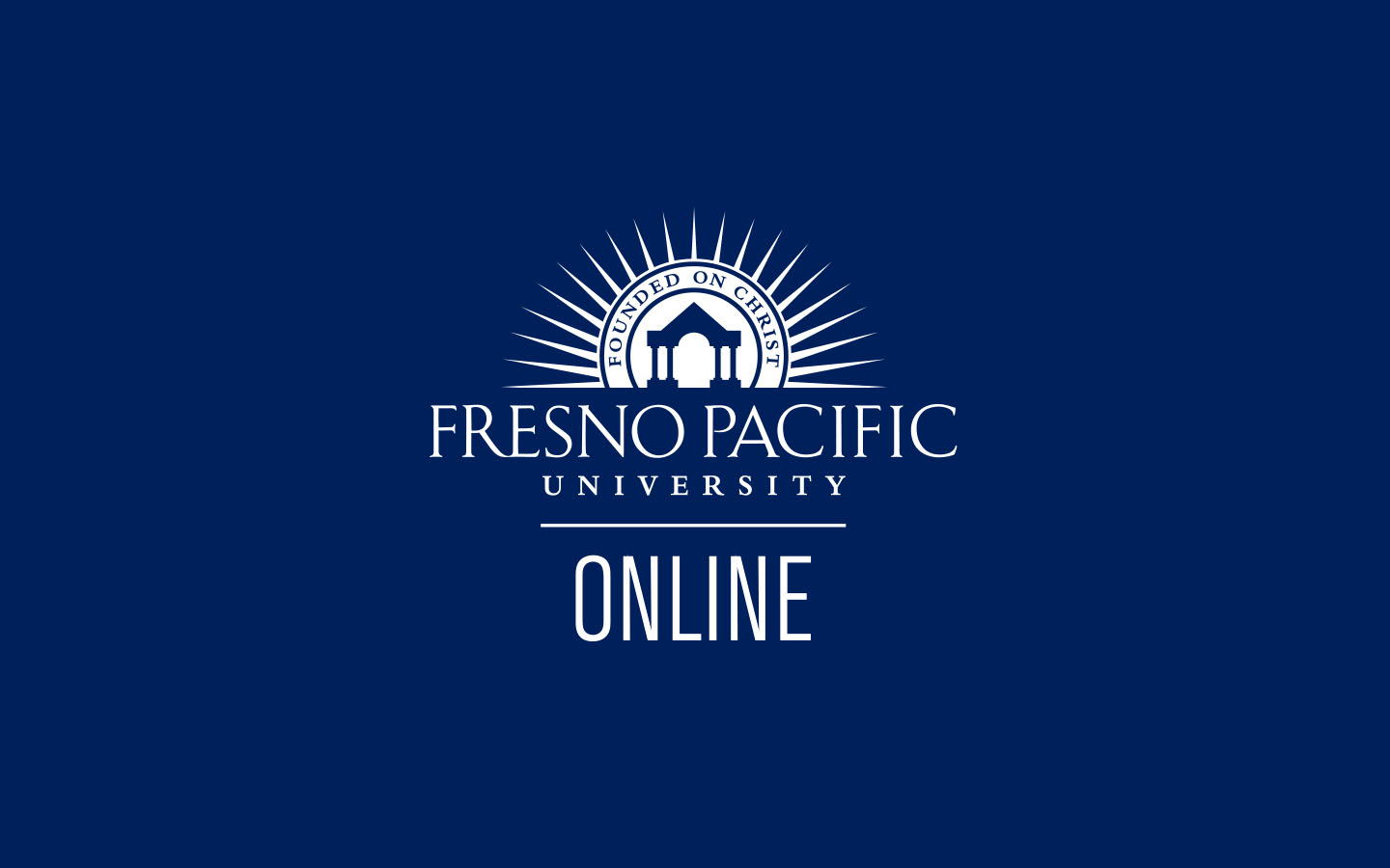 Fresno Pacific University: Online logo