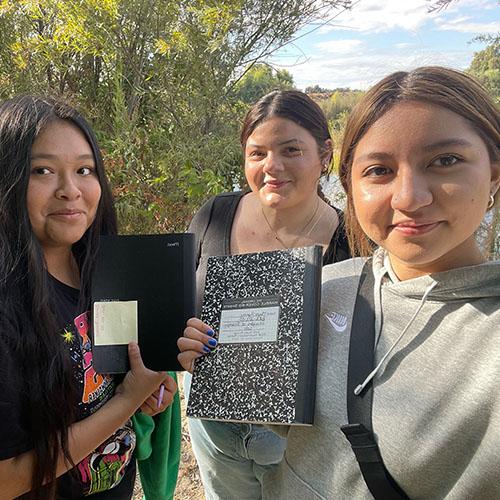 Group of students smiling