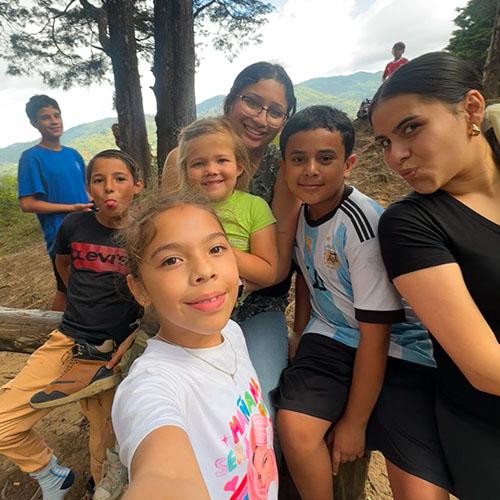 Image of a group smiling