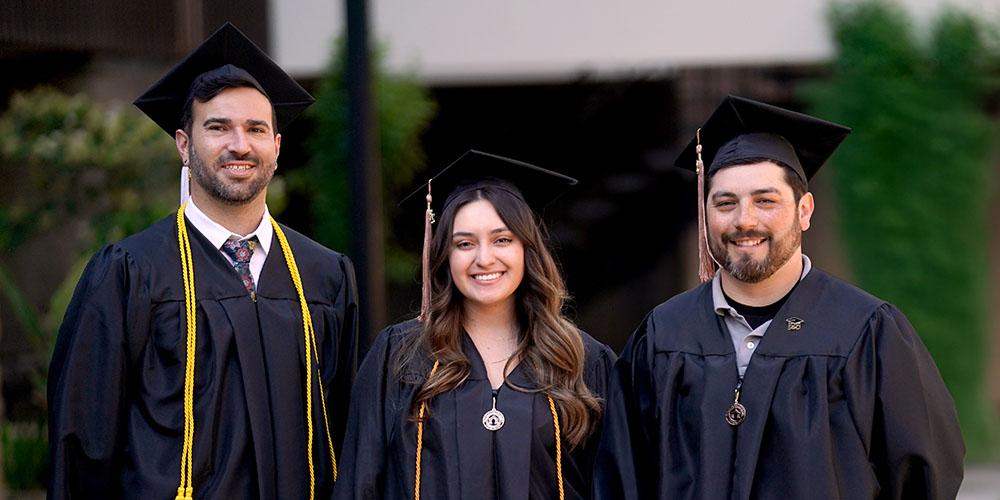 Image of graduates smiling