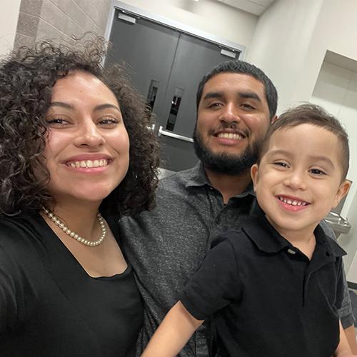 Destiny Rosales and family