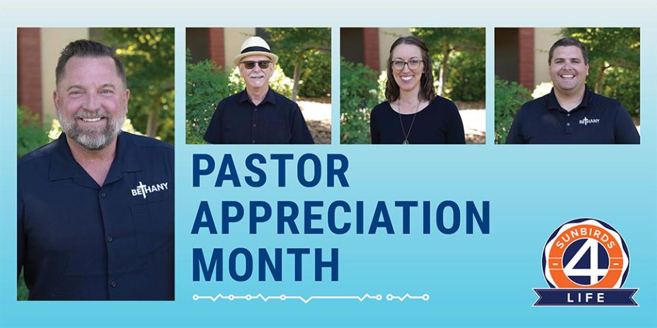 Graphic of Pastor Appreciation Month