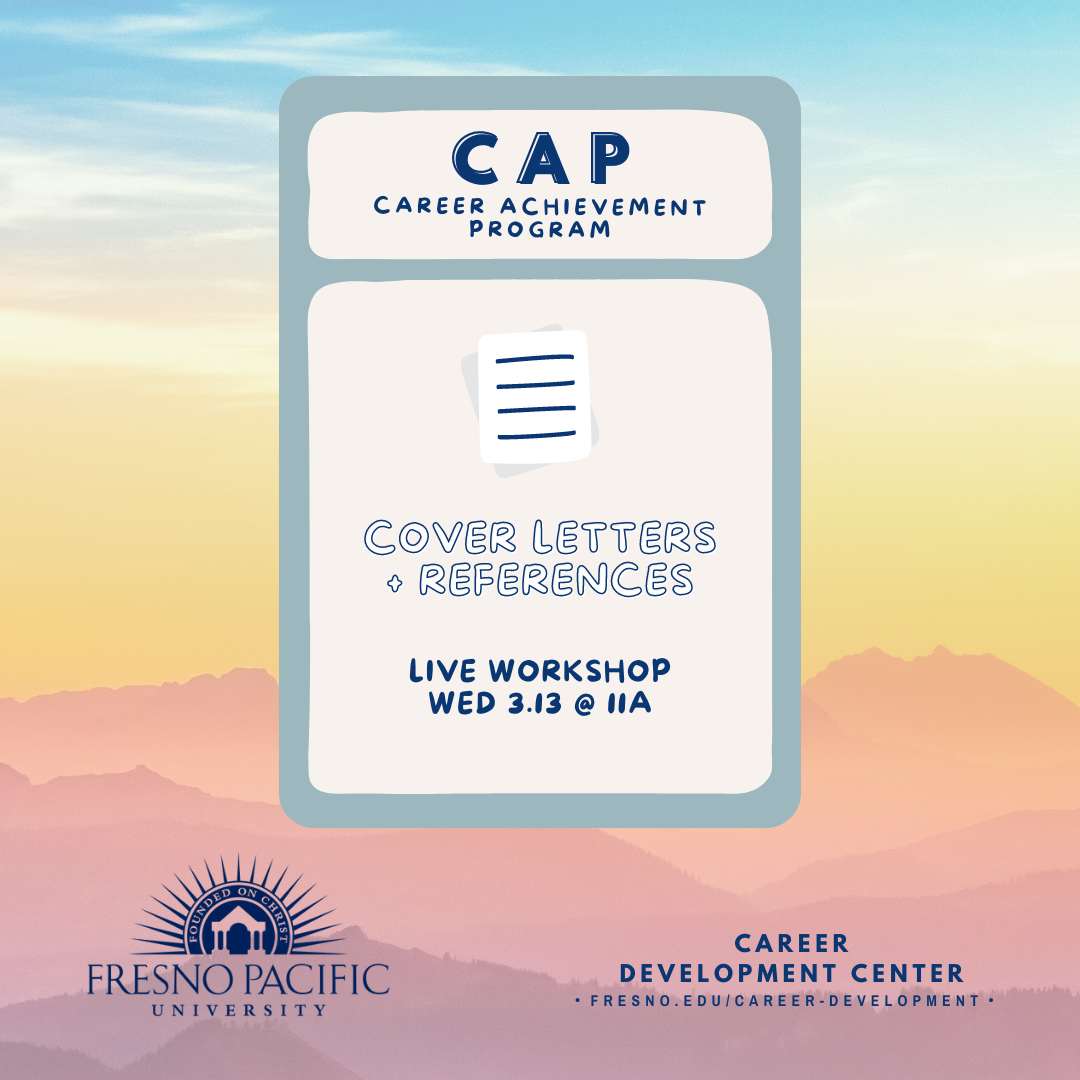 Cover Letters and References