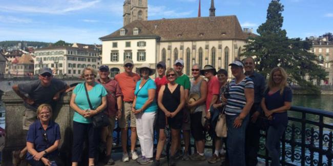 Group photo of travelers