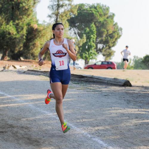 FPU cross country running during a race