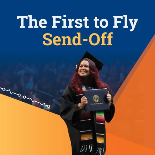 First to Fly Send-Off graphic