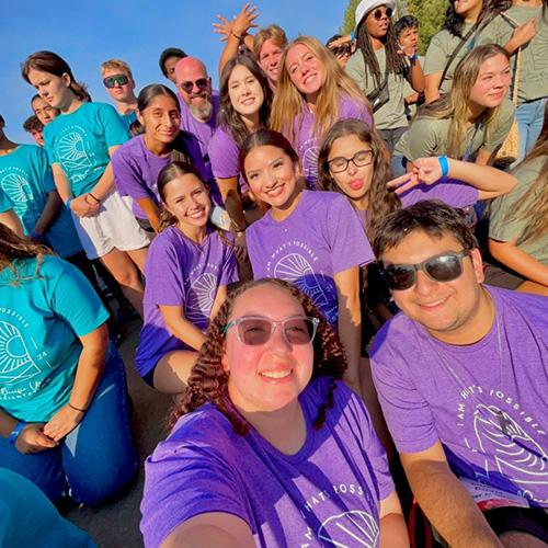 Group photo of FPU students smiling