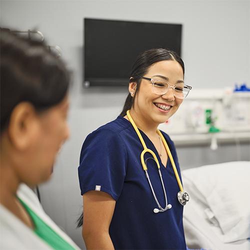 Photo of FPU nursing student