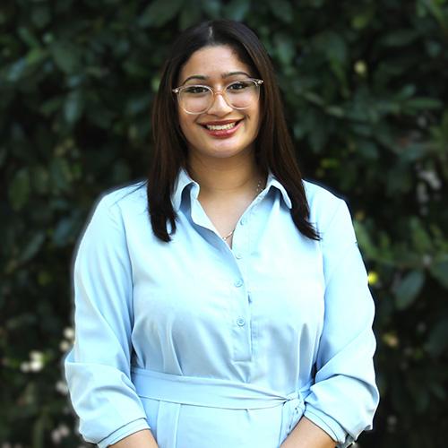 Image of a student smiling