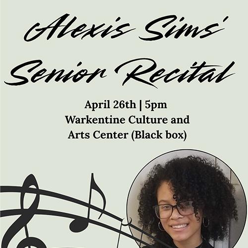 Alexis Sims Senior Recital thumbnail