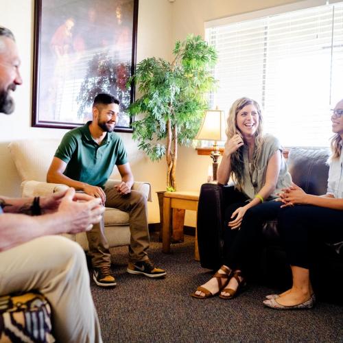 Photo of Students discussing something