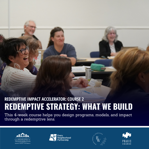 CCT Redemptive Impact Accelerator Course 2 graphic