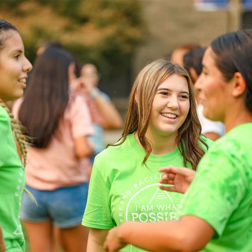 Students at Orientation