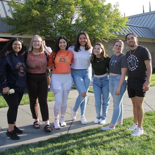 Group of students posing for a photo