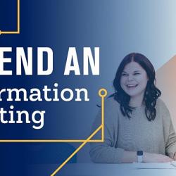 Attend an Info meeting