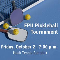 FPU Pickleball Tournament graphic