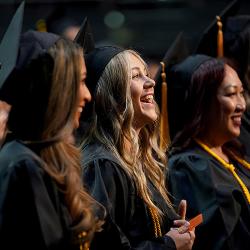 Side profile of FPU graduates